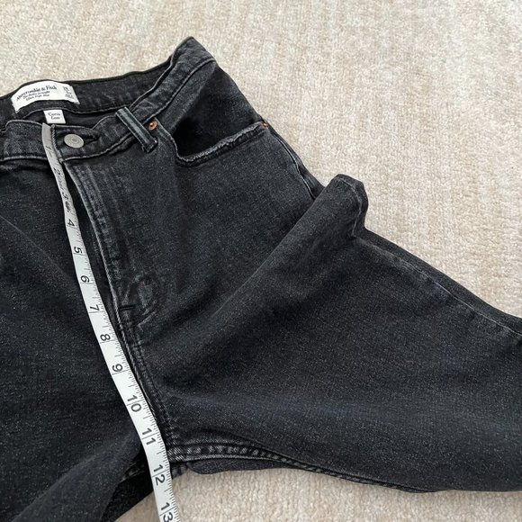 Abercrombie & Fitch Black Straight Leg Jeans - Picture 7 of 10